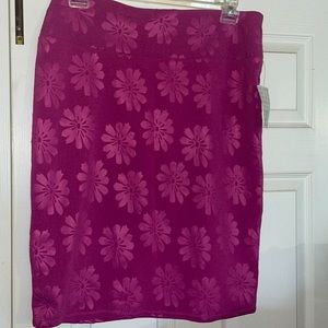 Floral Fuchsia LLR Cassie skirt